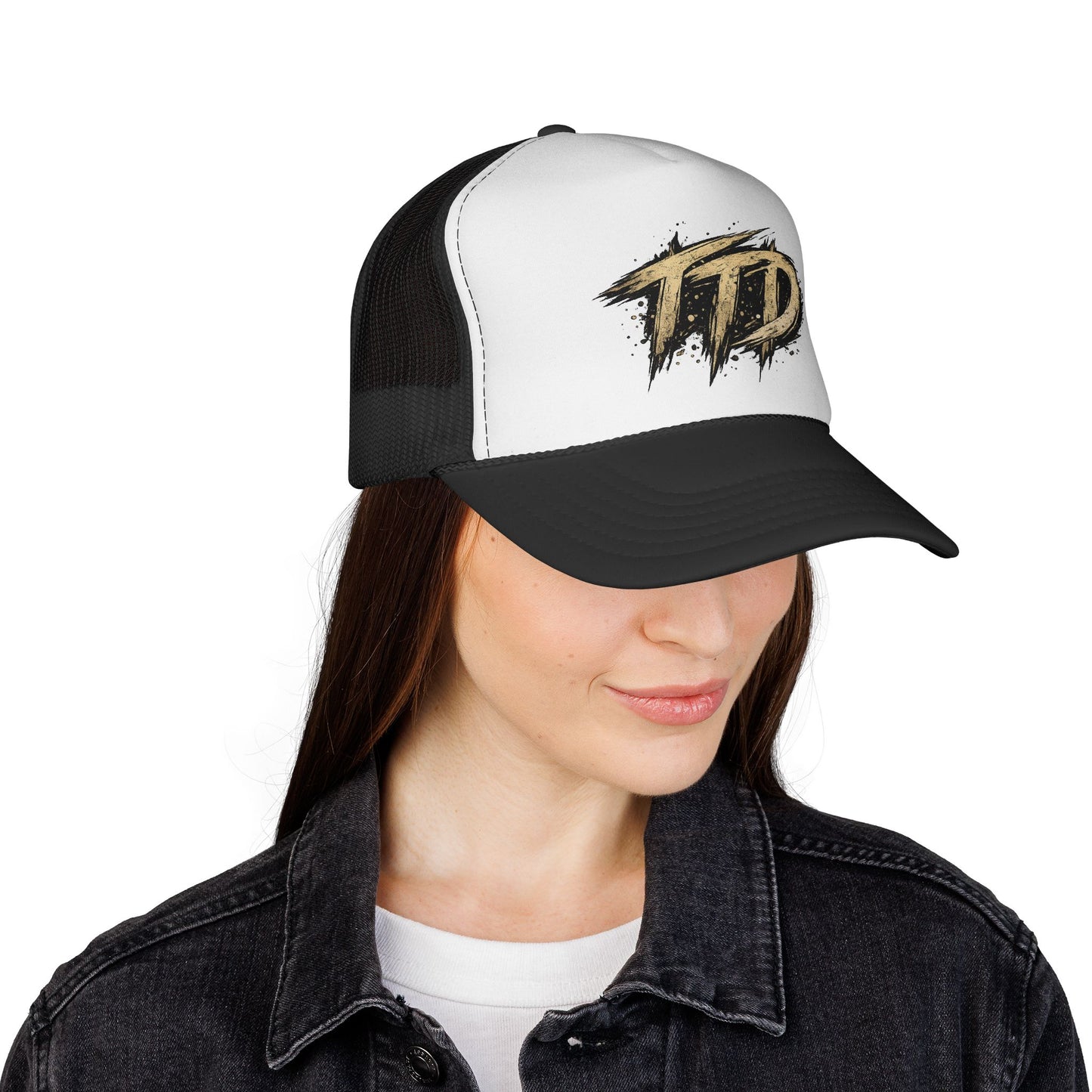 TTD Distressed Logo Trucker Cap