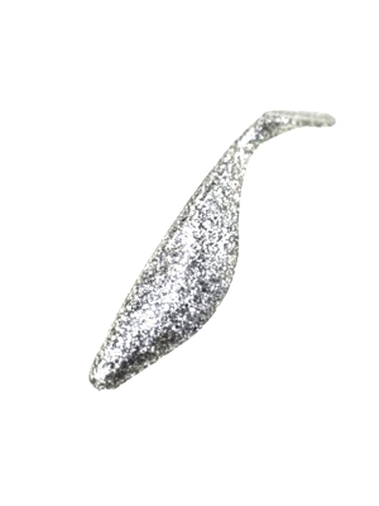 Shad 4" - Silver Glitter