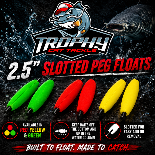 SLOTTED Peg Float 2.5 inch