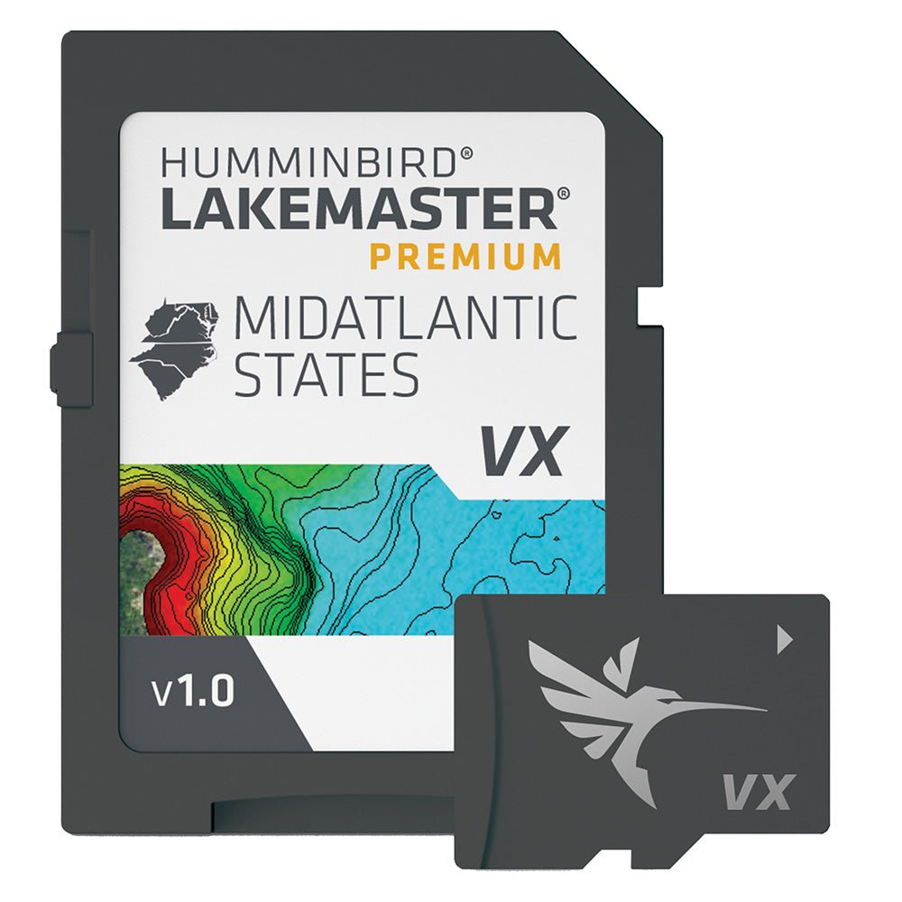 Humminbird LakeMaster VX Premium - Mid-Atlantic States [602004-1] - The Tackle Dock